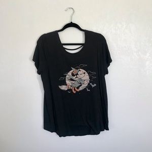 Black Halloween Minnie Mouse shirt